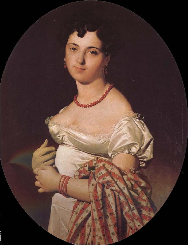 Jean-Auguste Dominique Ingres Portrait of woman oil painting image